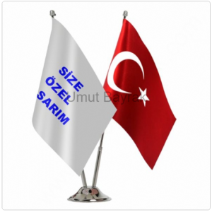 Masa Bayrağı 2 li takım 10 adet