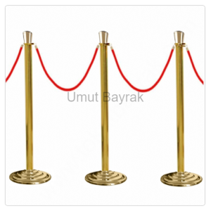 Sarı Renk Protokol Bariyeri Vip  Okul Bariyeri