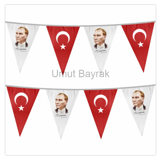 20x30 İpe Dizili 50 metre Üçgen